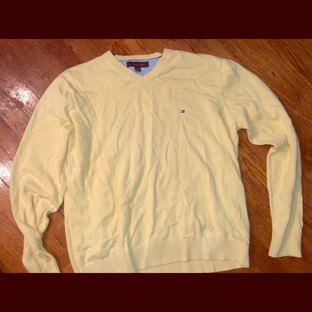 sweater tommy yellow